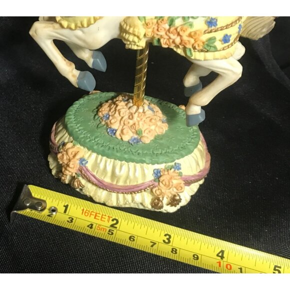 Heritage House Carousel Melodies County Fair Horse Figurines 6" Tall Set of 4 - Picture 15 of 15